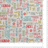 Windham Fabrics - Printed Cotton - A VERY TERRI CHRISTMAS - 005 - Ivory