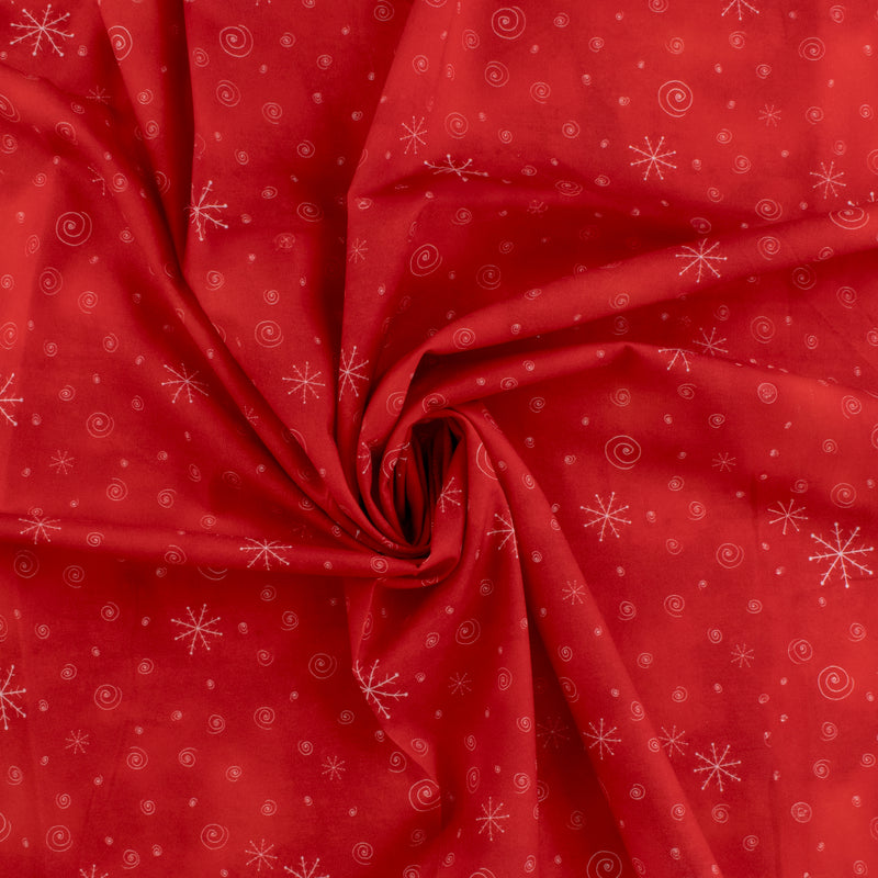 Windham Fabrics - Printed Cotton - A VERY TERRI CHRISTMAS - 006 - Red