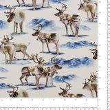 3 Wishes Fabrics - Printed Cotton - HERE COMES SANTA - 005 - White