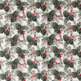 Blank - Printed Cotton - HOLIDAY STYLE - 002 - Grey