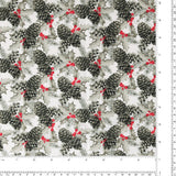 Blank - Printed Cotton - HOLIDAY STYLE - 002 - Grey