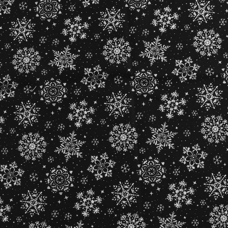 Blank - Printed Cotton - HOLIDAY STYLE - 004 - Black