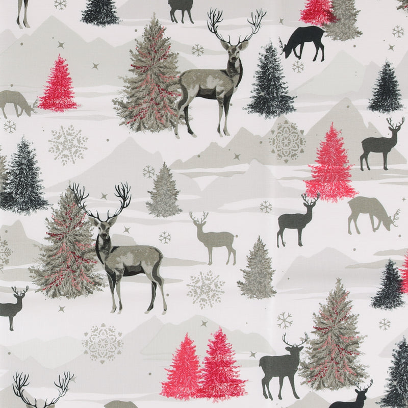 Blank - Printed Cotton - HOLIDAY STYLE - 005 - Grey