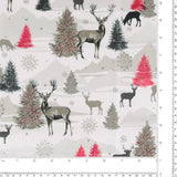 Blank - Printed Cotton - HOLIDAY STYLE - 005 - Grey