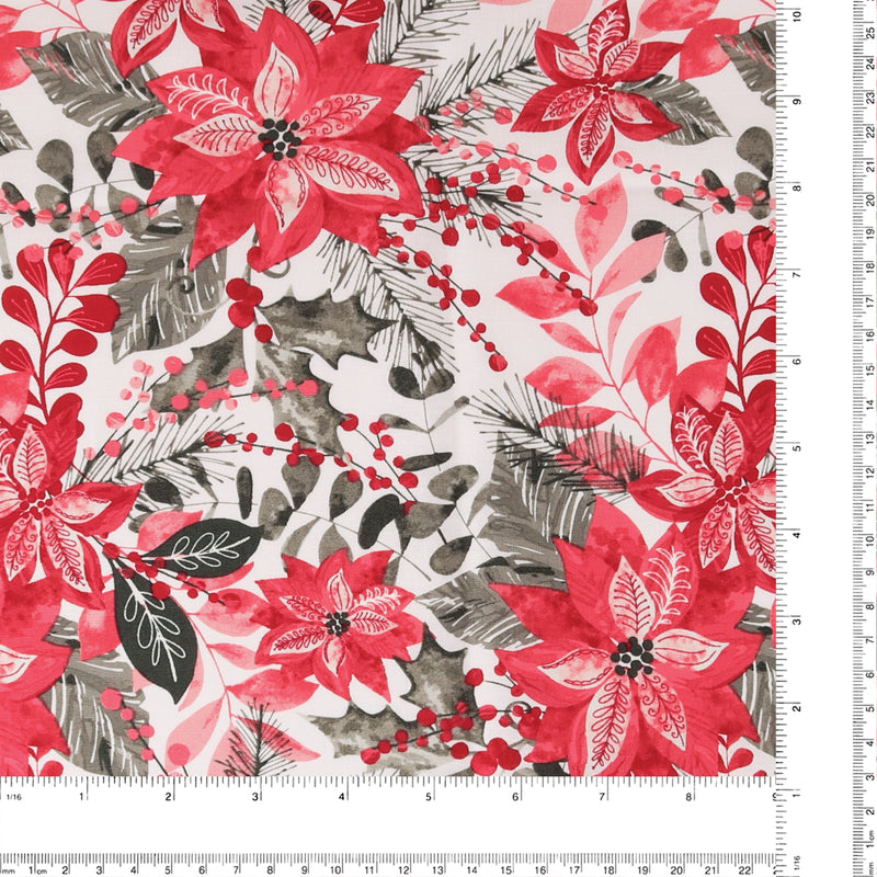 Blank - Printed Cotton - HOLIDAY STYLE - 006 - Red