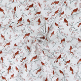 Digital Printed Cotton - HOLIDAY MINIS - 006 - White