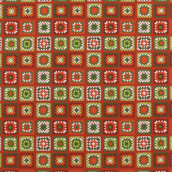 Digital Printed Cotton - HOLIDAY MINIS - 008 - Red