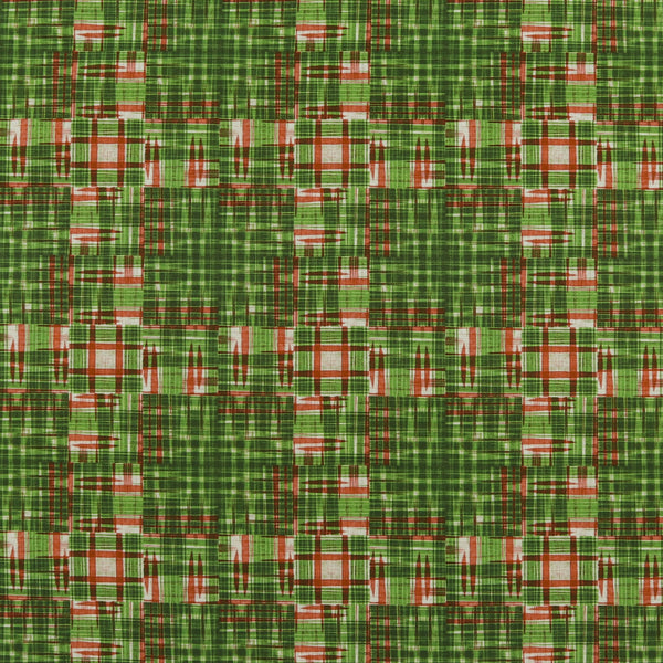 Digital Printed Cotton - HOLIDAY MINIS - 012 - Green