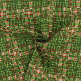 Digital Printed Cotton - HOLIDAY MINIS - 012 - Green