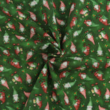 Digital Printed Cotton - HOLIDAY MINIS - 016 - Green