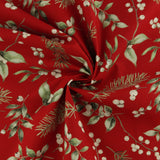 Coton imprimé - NOËL ÉLÉGANCE - 006 - Rouge