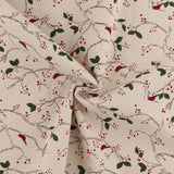 Printed Cotton - HOMESPUN HOLIDAYS - 003 - Cardinal