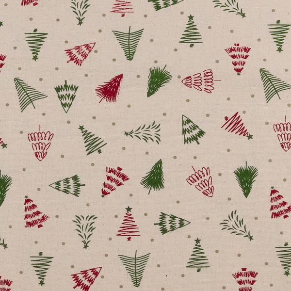 Printed Cotton - HOMESPUN HOLIDAYS - 004 - Tree