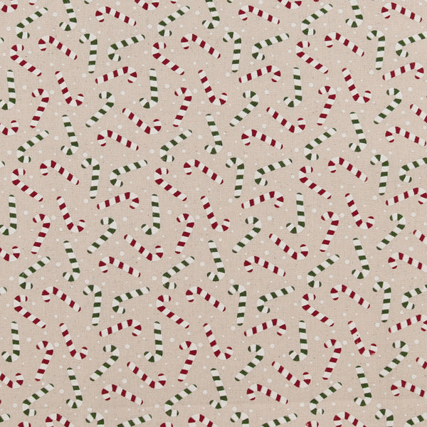 Printed Cotton - HOMESPUN HOLIDAYS - 006 - Candycane