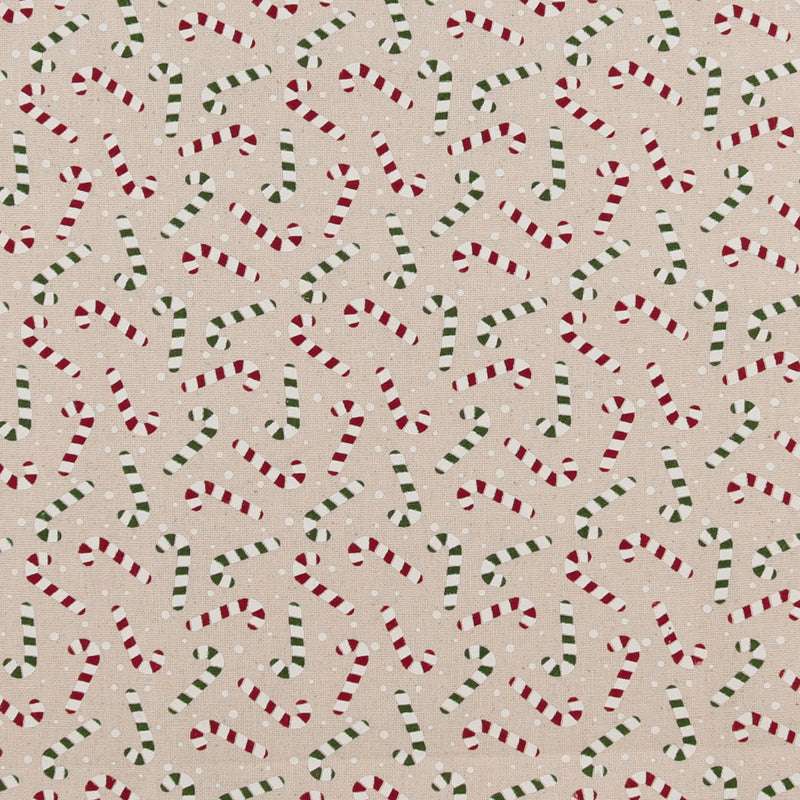 Printed Cotton - HOMESPUN HOLIDAYS - 006 - Candycane