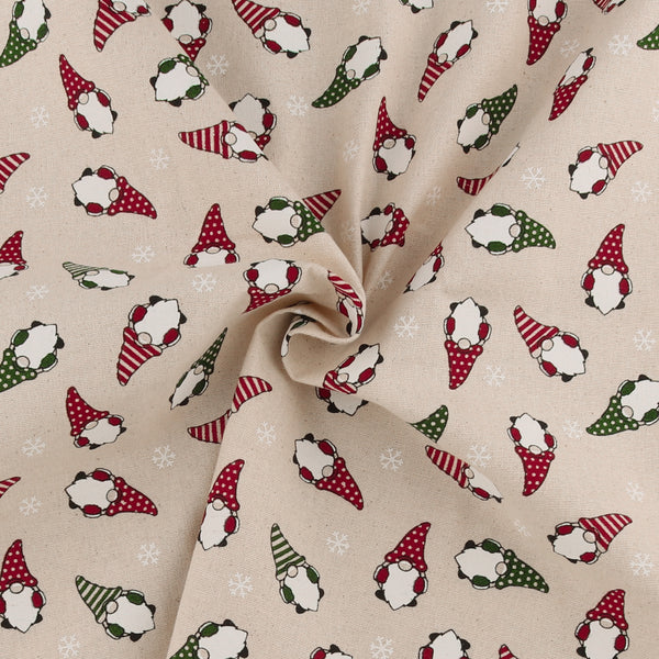 Printed Cotton - HOMESPUN HOLIDAYS - 008 - Gnome