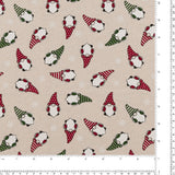 Coton Imprimé - &lt;HOMESPUN HOLIDAYS&gt; - 008 - Gnome