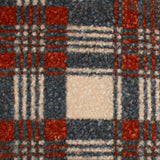 Bouclé Plaid Coating - CURLY - Grey