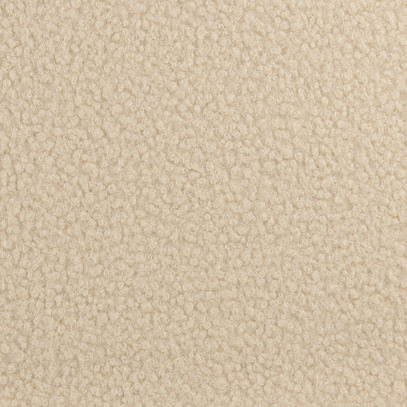 Solid Bouclé Coating - CURLY - 002 - Cream