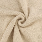 Solid Bouclé Coating - CURLY - 002 - Cream