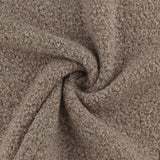 Solid Bouclé Coating - CURLY - 003 - Taupe