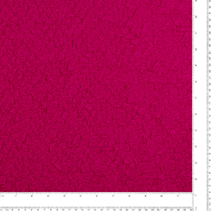 Solid Crinkled Mesh - RADIANT NIGHTS - 001 - Magenta