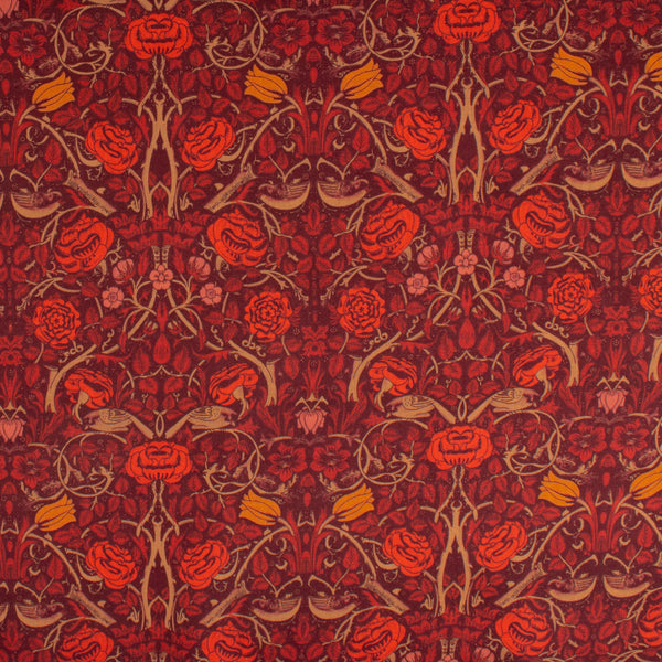 Digital Printed Twill - PRIYA - 003 - Red