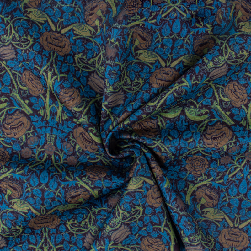 Digital Printed Twill - PRIYA - 004 - Blue