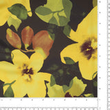 Printed Satin - GABRIELLA - 004 - Yellow