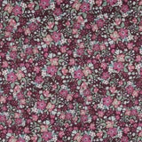 Printed Satin - GABRIELLA - 007 - Wine