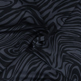 Printed Satin - GABRIELLA - 008 - Black