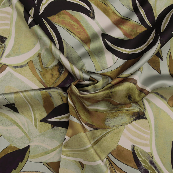 Printed Satin - GABRIELLA - 014 - Neutral