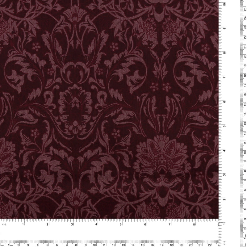 Digital Printed Poly/viscose - PENELOPE - 006 - Wine