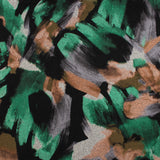 Printed Brushed Knit - FUZZY - 017 - Green