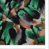 Printed Brushed Knit - FUZZY - 017 - Green