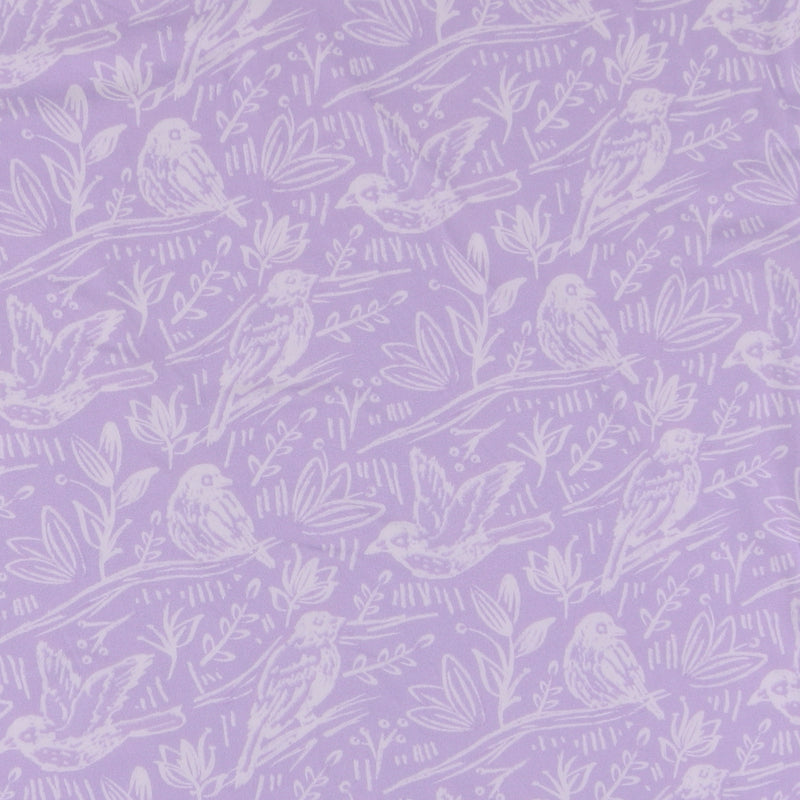 Printed Brushed Knit - EMMA - 012 - Lilac