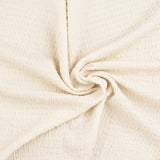 Solid Crinkled Knit - AIDA - 002 - Ivory