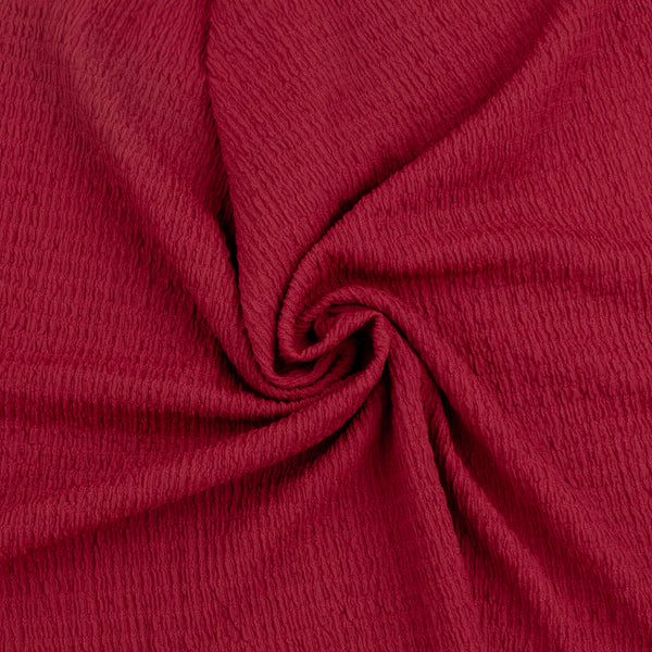 Solid Crinkled Knit - AIDA - 003 - Red