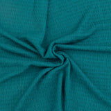 Solid Crinkled Knit - AIDA - 005 - Teal