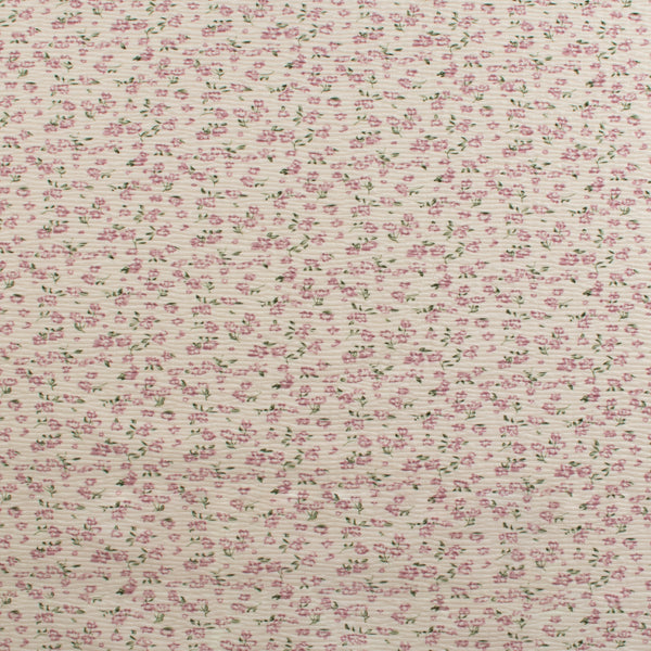 Printed Crinkled Velvet - LOUNGING - 004 - Dusty Rose