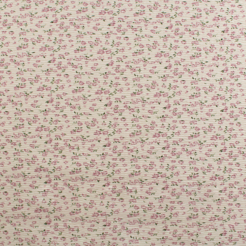 Printed Crinkled Velvet - LOUNGING - 004 - Dusty Rose