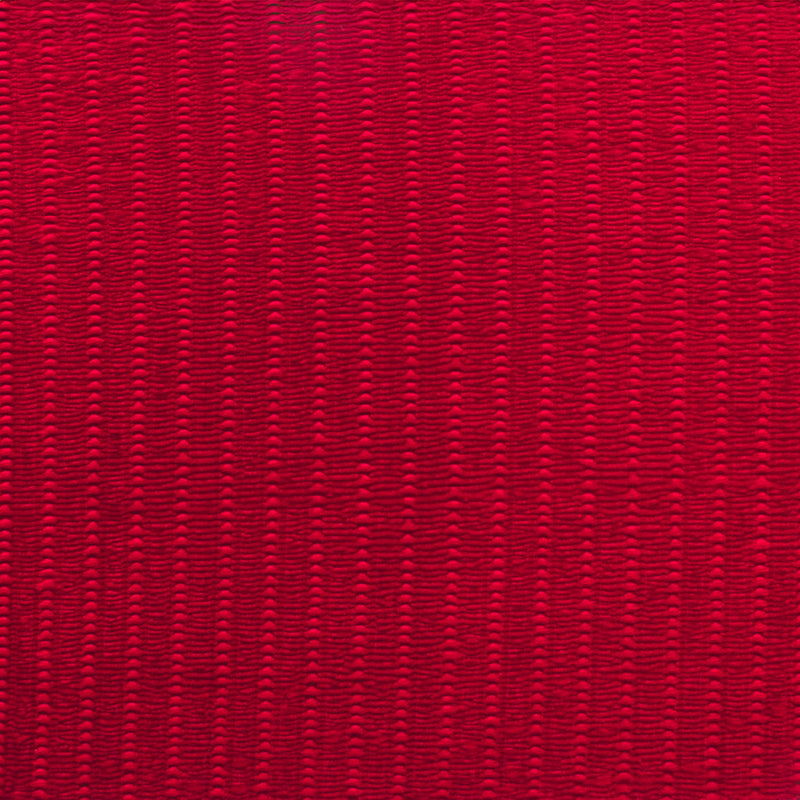 Velours Faux Plis Uni - VIENNA - 002 - Rouge Foncé