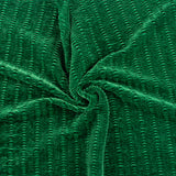 Velours Faux Plis Uni - VIENNA - 003 - Vert Foncé