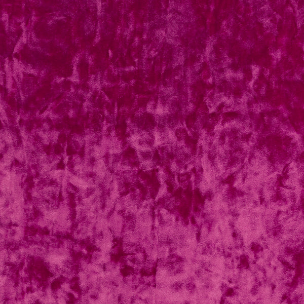 Solid Crushed Ice Velvet - GLACIAL - 001 - Cherry