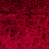 Solid Crushed Ice Velvet - GLACIAL - 005 - Red