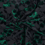 Burnout Velvet - ANTOINETTE - 003 - Dark Green