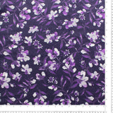 Digital Printed Stretch Velvet - GLAM - 005 - Purple