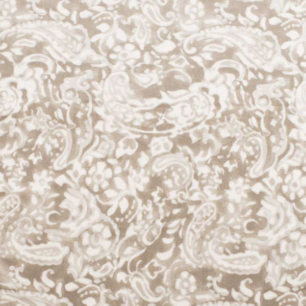 Digital Printed Stretch Velvet - GLAM - 007 - Taupe