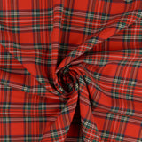 Tartan de Bambou - LORNA - 001 - Rouge