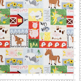 Studio E - Coton Imprimé - &lt;FARM-TASTIC FRIENDS&gt; - 011 - Multicouleur